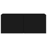 NNEVL TV Cabinet Wall-mounted Black 100x30x41 cm