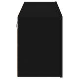 NNEVL TV Cabinet Wall-mounted Black 100x30x41 cm