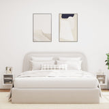 NNEVL TV Wall Cabinets with LED Lights 2 pcs White 30x28.5x30 cm