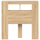 NNEVL LED Headboard Sonoma Oak 100x18.5x103.5 cm Engineered Wood