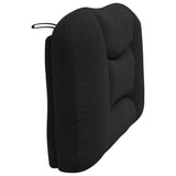 NNEVL Headboard Cushion "Hvar" Black 107 cm King Single Fabric