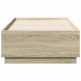 NNEVL Bed Frame without Mattress Sonoma Oak 90x190 cm