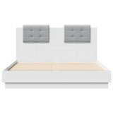NNEVL Bed Frame without Mattress White 135x190 cm