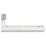 NNEVL Bed Frame without Mattress White 135x190 cm
