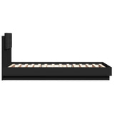NNEVL Bed Frame without Mattress Black 90x190 cm