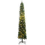 NNEVL Slim Christmas Tree 300 LEDs & Ball Set 270 cm
