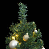 NNEVL Slim Christmas Tree 300 LEDs & Ball Set 270 cm