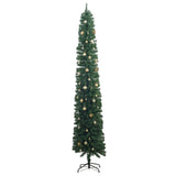 NNEVL Slim Christmas Tree 300 LEDs & Ball Set 270 cm