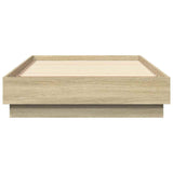 NNEVL Bed Frame without Mattress Sonoma Oak 90x190 cm Engineered Wood