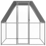 NNEVL Chicken Cage Silver and Grey 2x2x2 m Galvanised Steel