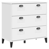 NNEVL Drawer Cabinet VIKEN White Engineered Wood