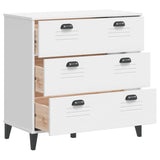 NNEVL Drawer Cabinet VIKEN White Engineered Wood