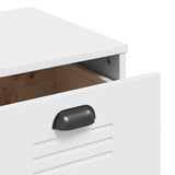 NNEVL Drawer Cabinet VIKEN White Engineered Wood