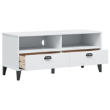 NNEVL TV Cabinet VIKEN White Engineered Wood