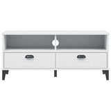 NNEVL TV Cabinet VIKEN White Engineered Wood