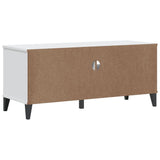 NNEVL TV Cabinet VIKEN White Engineered Wood