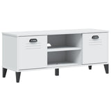 NNEVL Shoe Bench VIKEN White 106x35x45 cm Engineered Wood
