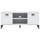 NNEVL Shoe Bench VIKEN White 106x35x45 cm Engineered Wood