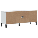 NNEVL Shoe Bench VIKEN White 106x35x45 cm Engineered Wood