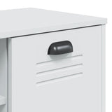 NNEVL Shoe Bench VIKEN White 106x35x45 cm Engineered Wood