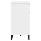 NNEVL Sideboard VIKEN White 80x40x80 cm Engineered Wood