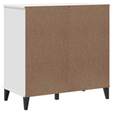 NNEVL Sideboard VIKEN White 80x40x80 cm Engineered Wood