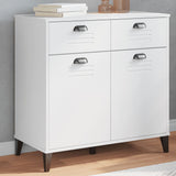 NNEVL Sideboard VIKEN White 80x40x80 cm Engineered Wood