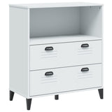 NNEVL Bookcase VIKEN White 80x40x90 cm Engineered Wood