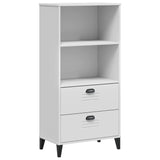NNEVL Bookcase VIKEN White 60x35x123 cm Engineered Wood