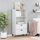 NNEVL Bookcase VIKEN White 60x35x123 cm Engineered Wood