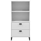 NNEVL Bookcase VIKEN White 60x35x123 cm Engineered Wood