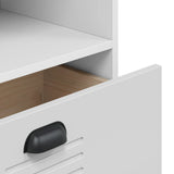 NNEVL Bookcase VIKEN White 60x35x123 cm Engineered Wood