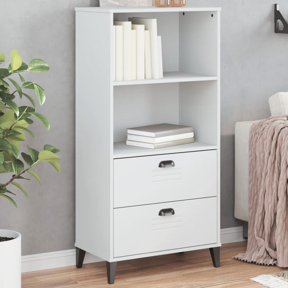 NNEVL Bookcase VIKEN White 60x35x123 cm Engineered Wood