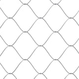 NNEVL Dog Cage with Door Grey 2x2x1.5 m Galvanised Steel