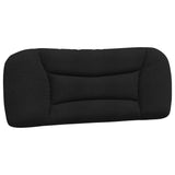 NNEVL Bed Frame without Mattress "Hvar" Black 107x203 cm King Single Fabric