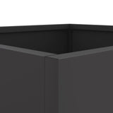 NNEVL Planters 2 pcs Black 42x40x39 cm Steel
