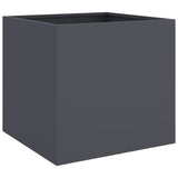 NNEVL Planter Anthracite 49x47x46 cm Steel