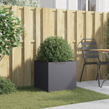 NNEVL Planter Anthracite 49x47x46 cm Steel