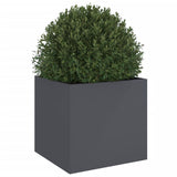 NNEVL Planter Anthracite 49x47x46 cm Steel