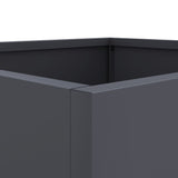 NNEVL Planter Anthracite 49x47x46 cm Steel