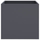 NNEVL Planters 2 pcs Anthracite 49x47x46 cm Steel