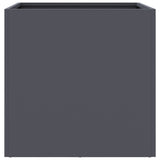 NNEVL Planters 2 pcs Anthracite 49x47x46 cm Steel