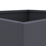 NNEVL Planters 2 pcs Anthracite 49x47x46 cm Steel