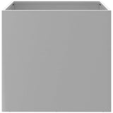 NNEVL Planters 2 pcs Silver 49x47x46 cm Galvanised Steel