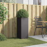 NNEVL Planter Black 32x29x75 cm Steel