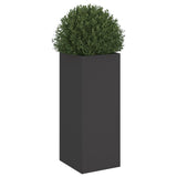 NNEVL Planter Black 32x29x75 cm Steel