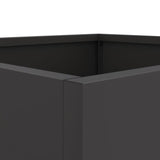 NNEVL Planter Black 32x29x75 cm Steel