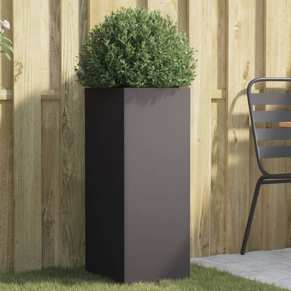 NNEVL Planter Black 32x29x75 cm Steel