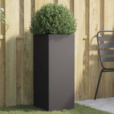 NNEVL Planter Black 32x29x75 cm Steel