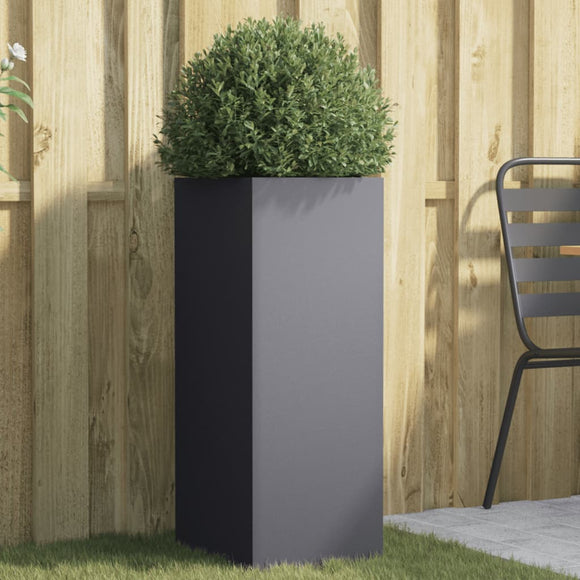 NNEVL Planter Anthracite 32x29x75 cm Steel